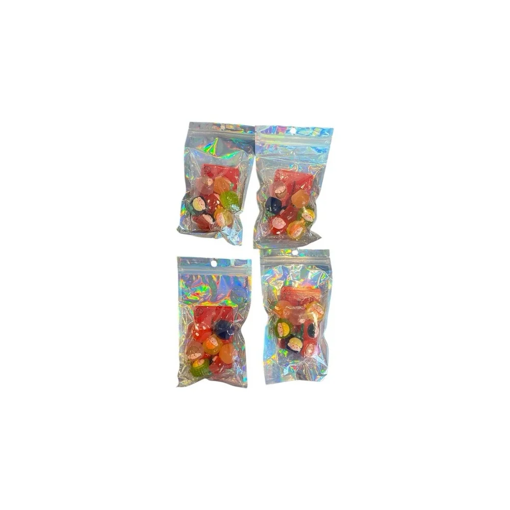 28 Fruity Face Kawaii Mini Slime Resin Charms Assortment Collect 5 Sets of 7